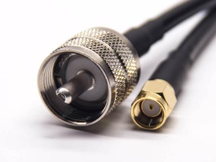 SMA male straight connector, RP