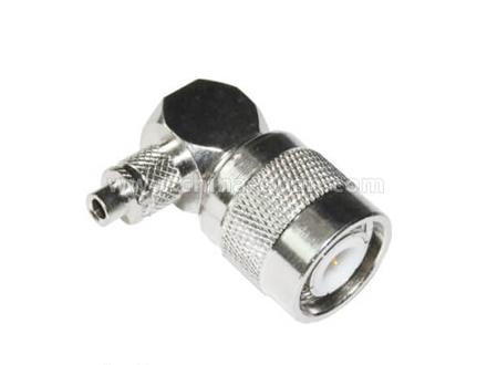 TNC male right-angle cable assembly, RG58