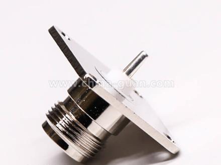 female straight flange connector