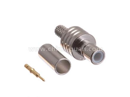 SMB RF cable assembly (female), nickel-plated