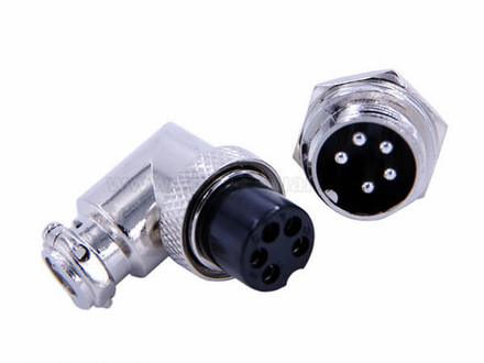 female right-angle connector
